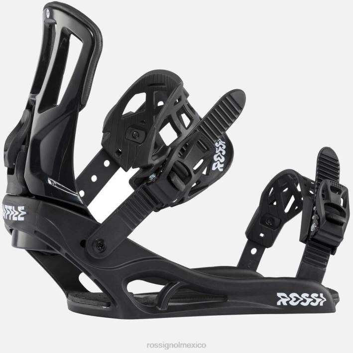 hombres Rossignol Fijaciones de snowboard Battle en blanco y negro. HPXL222 accesorios nuevo estilo