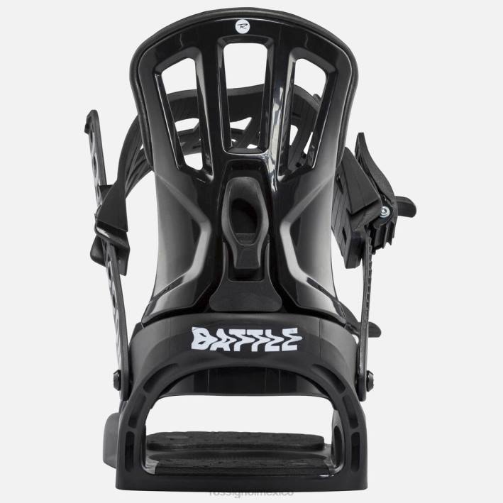hombres Rossignol Fijaciones de snowboard Battle en blanco y negro. HPXL222 accesorios nuevo estilo