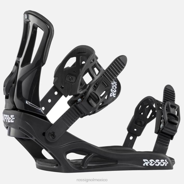 hombres Rossignol Fijaciones de snowboard Battle en blanco y negro. HPXL665 accesorios nuevo estilo