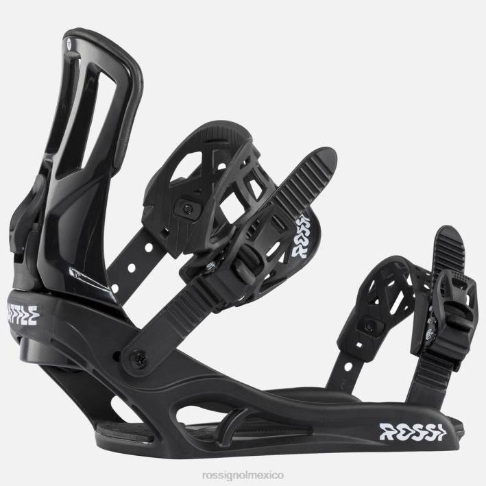 hombres Rossignol Fijaciones de snowboard Battle en blanco y negro. HPXL683 accesorios nuevo estilo