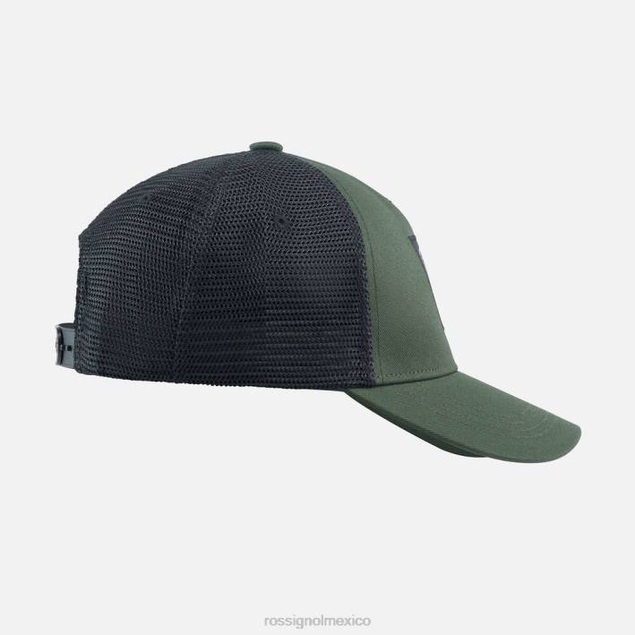 hombres Rossignol gorra de malla corporativa HPXL122 accesorios verde ébano