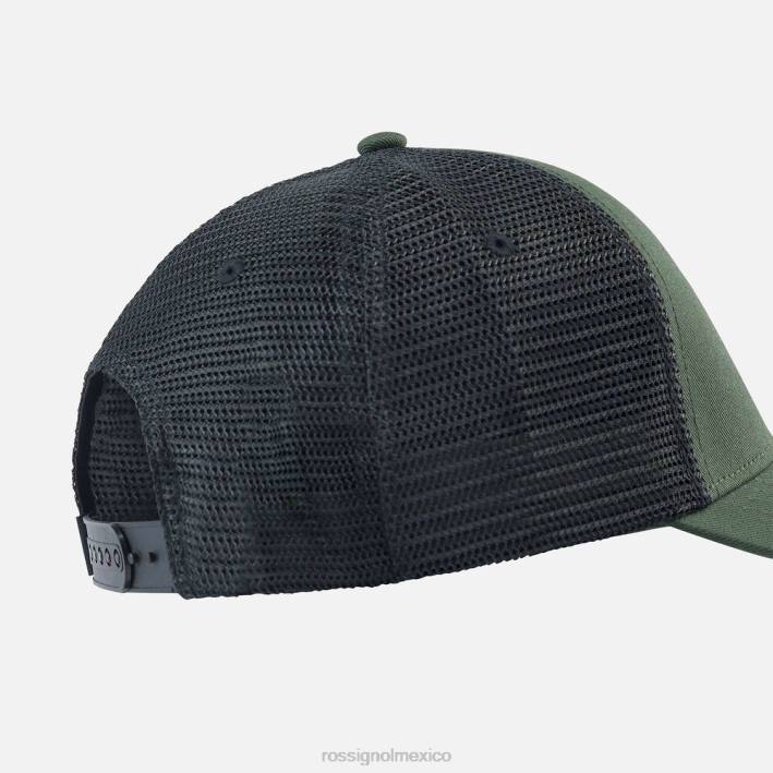 hombres Rossignol gorra de malla corporativa HPXL122 accesorios verde ébano