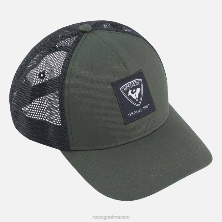 hombres Rossignol gorra de malla corporativa HPXL122 accesorios verde ébano