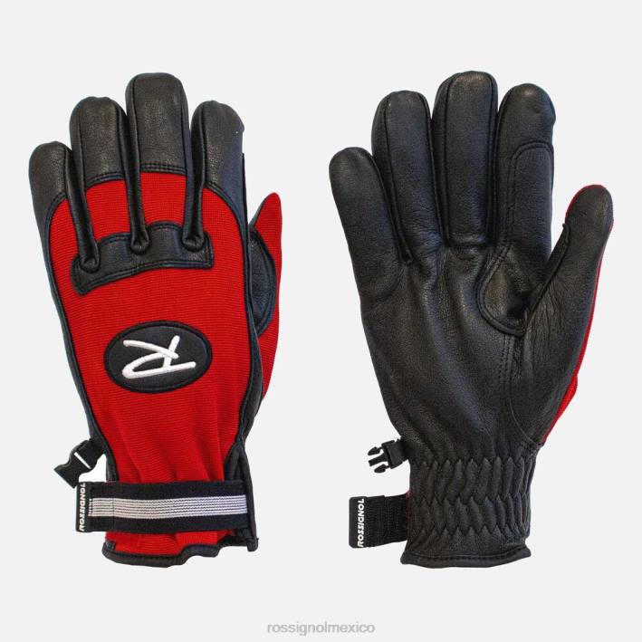 hombres Rossignol guante de retroceso HPXL294 accesorios negro/rojo