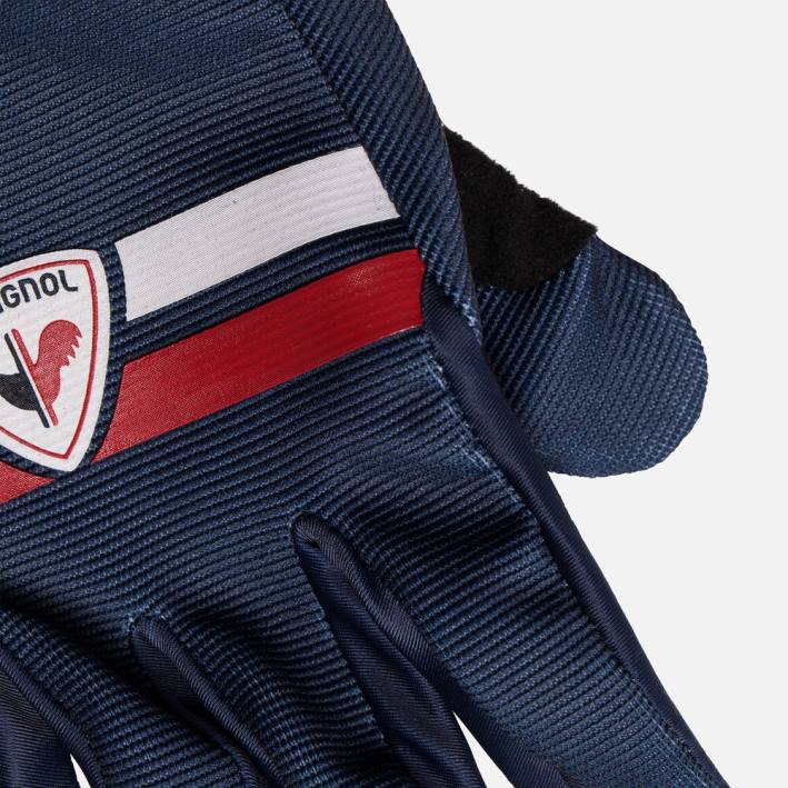 hombres Rossignol guantes de bicicleta de montaña con dedos completos HPXL32 accesorios azul marino oscuro