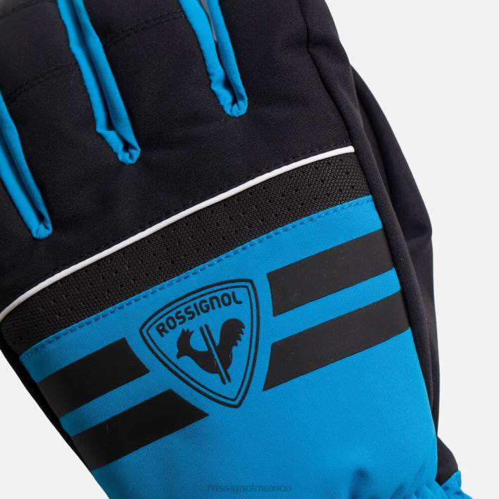 hombres Rossignol guantes de esquí impermeables técnicos HPXL116 accesorios azul