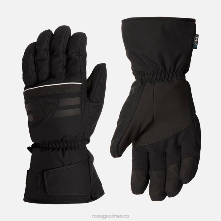 hombres Rossignol guantes de esquí impermeables técnicos HPXL47 accesorios negro