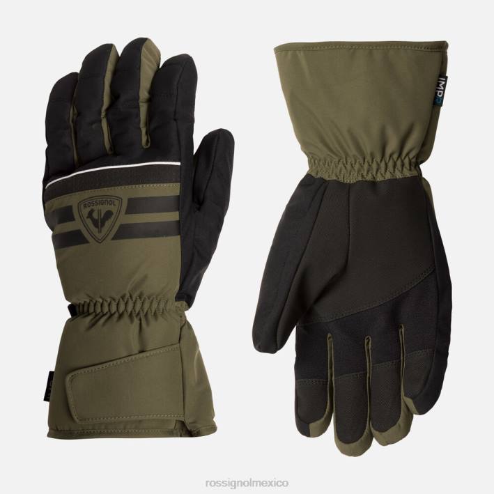 hombres Rossignol guantes de esquí impermeables técnicos HPXL589 accesorios hoja de acino