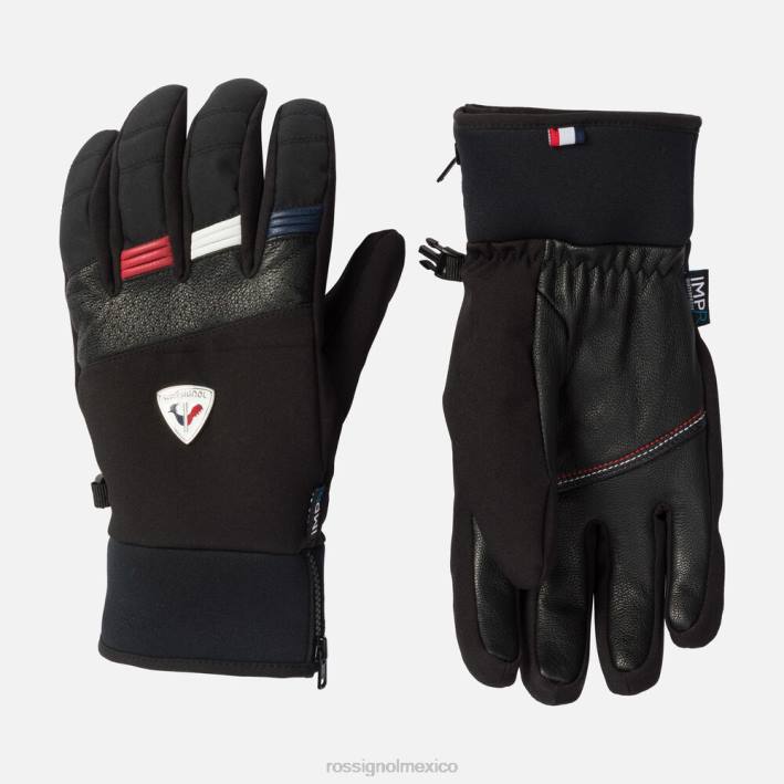 hombres Rossignol guantes impermeables estrato HPXL125 accesorios negro