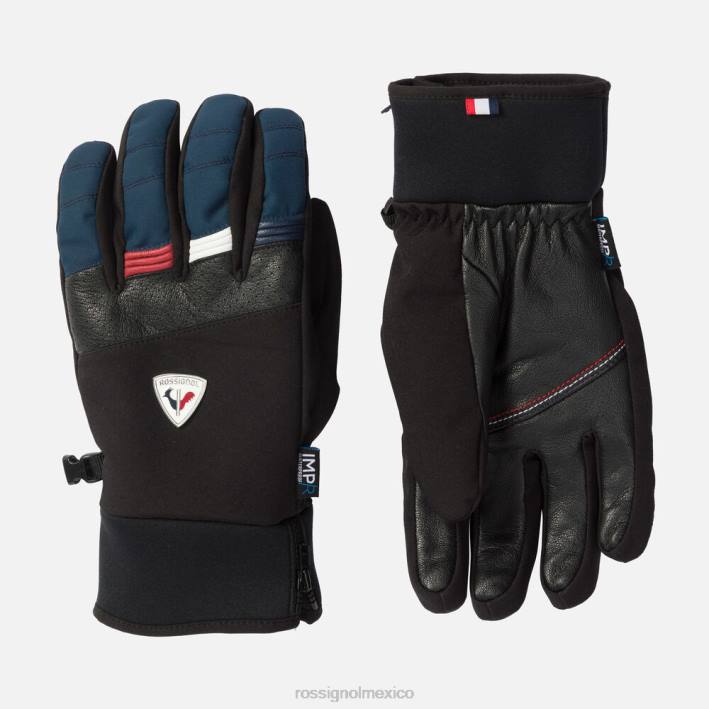 hombres Rossignol guantes impermeables estrato HPXL623 accesorios azul marino oscuro
