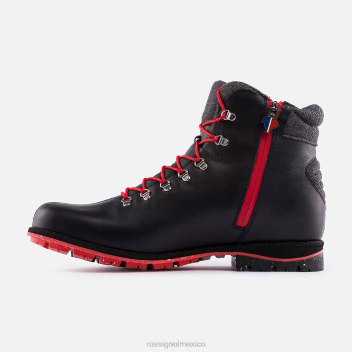 hombres Rossignol botas chamonix 1907 HPXL583 calzado negro