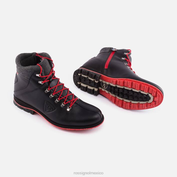 hombres Rossignol botas chamonix 1907 HPXL583 calzado negro