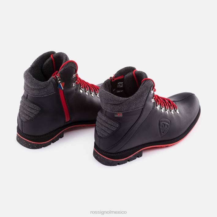 hombres Rossignol botas chamonix 1907 HPXL583 calzado negro