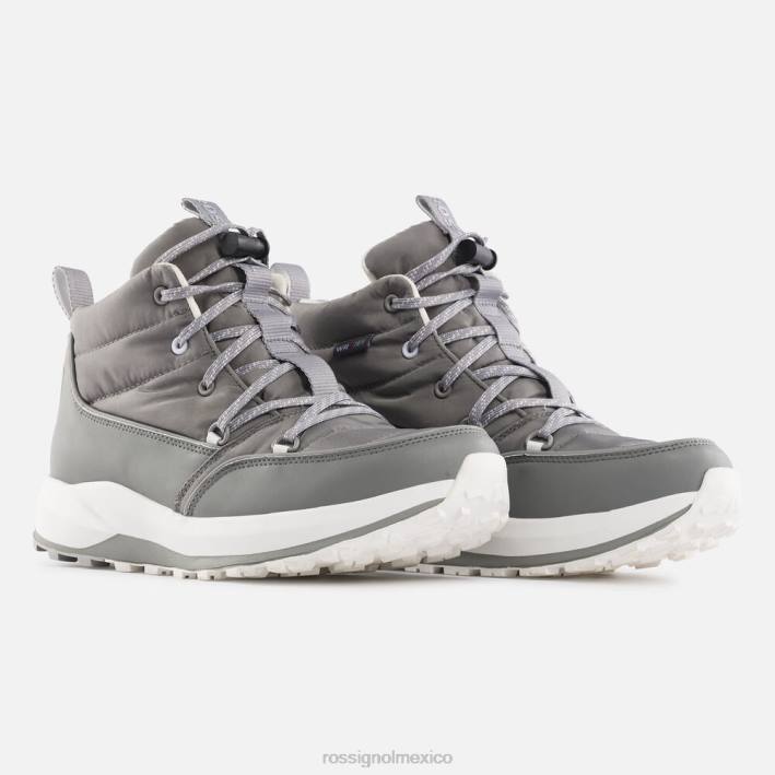 hombres Rossignol zapatos impermeables de resort HPXL543 calzado gris medio