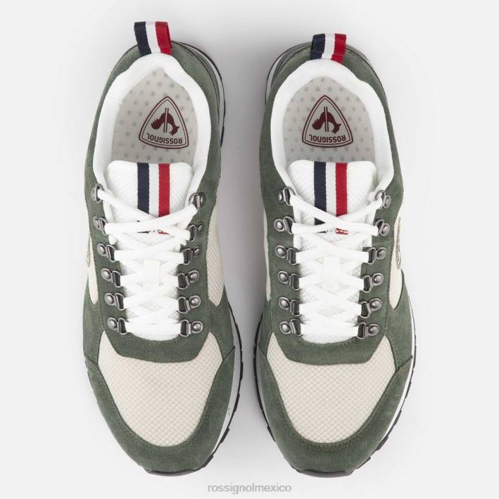 hombres Rossignol zapatillas patrimoniales HPXL109 calzado verde