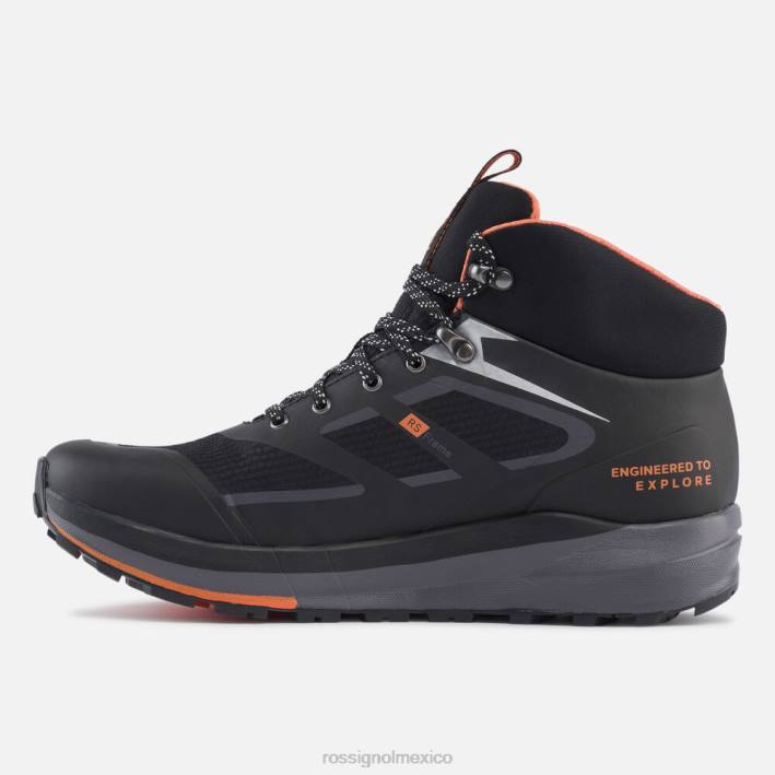 hombres Rossignol zapatos de senderismo impermeables HPXL154 calzado negro