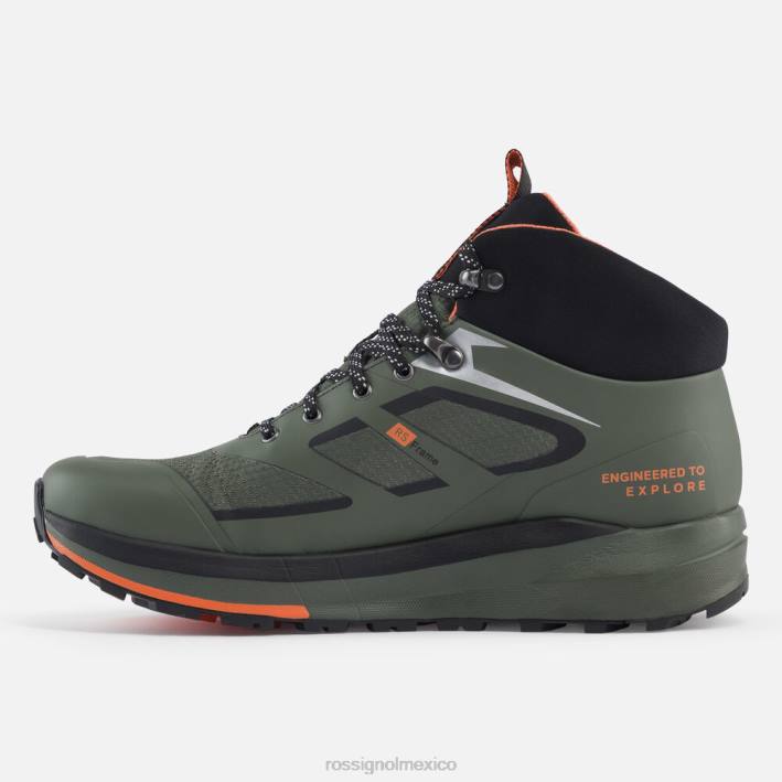 hombres Rossignol zapatos de senderismo impermeables HPXL333 calzado verde