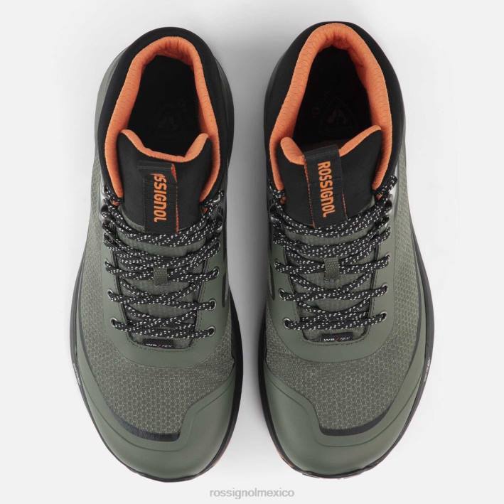 hombres Rossignol zapatos de senderismo impermeables HPXL333 calzado verde
