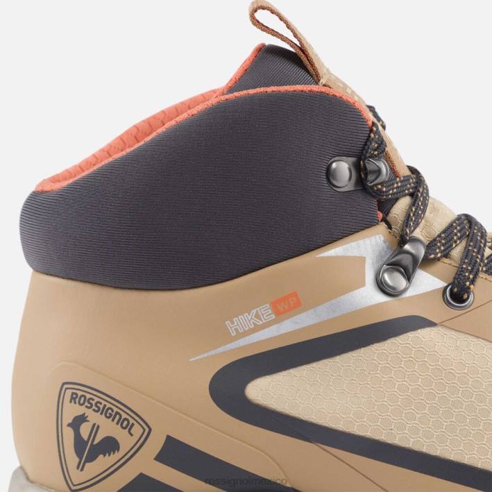hombres Rossignol zapatos de senderismo impermeables camel HPXL46 calzado camello