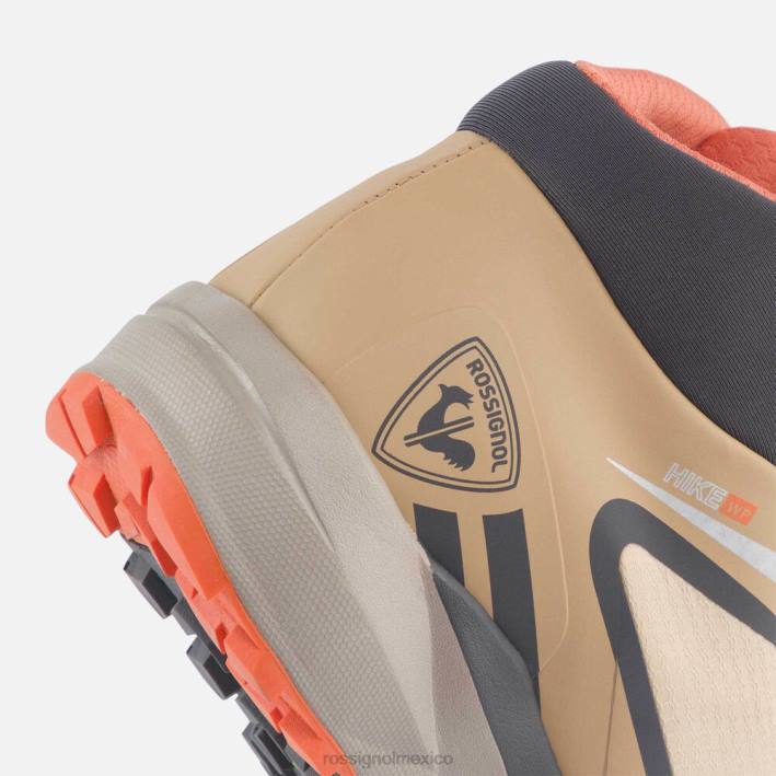 hombres Rossignol zapatos de senderismo impermeables camel HPXL46 calzado camello