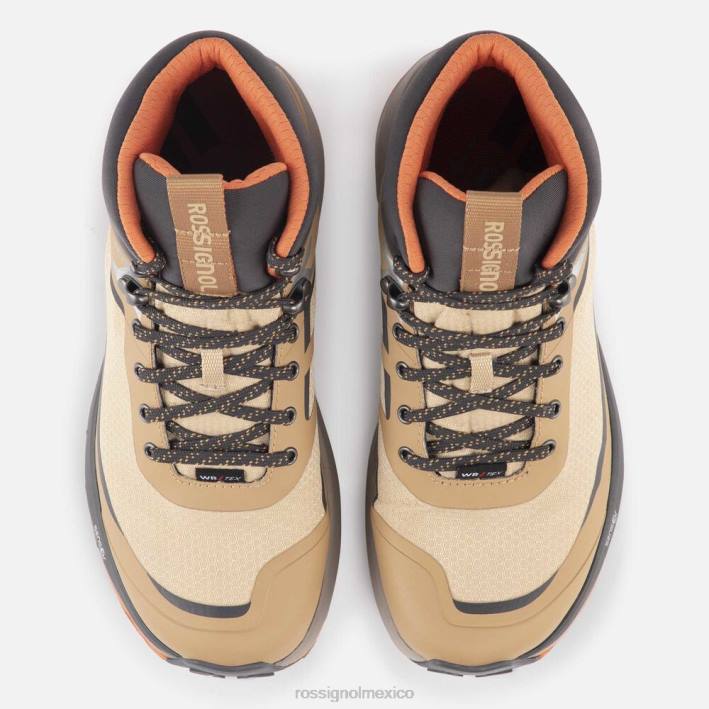 hombres Rossignol zapatos de senderismo impermeables camel HPXL46 calzado camello