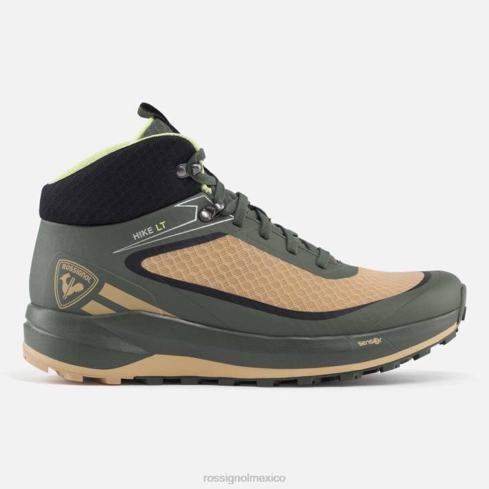 hombres Rossignol zapatos ligeros para caminar HPXL391 calzado verde