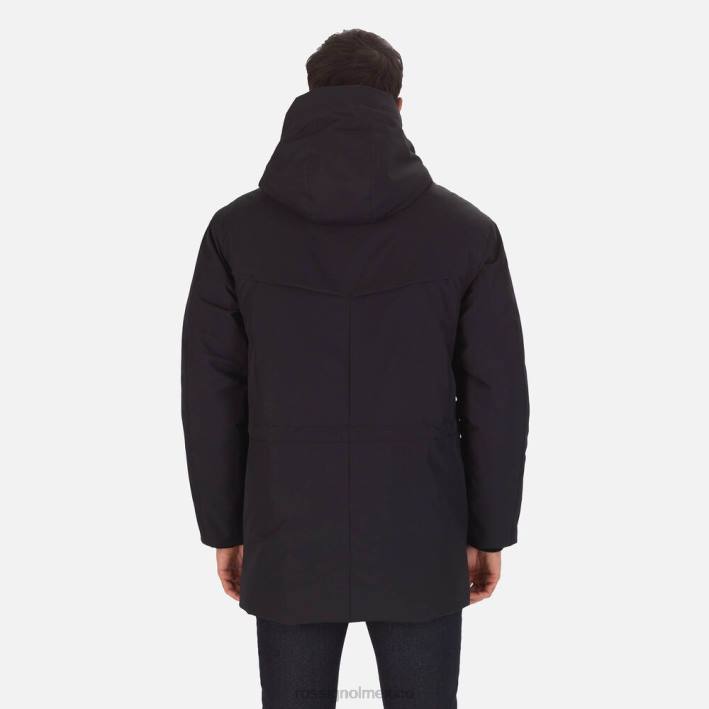 hombres Rossignol chaqueta parka HPXL289 tapas negro