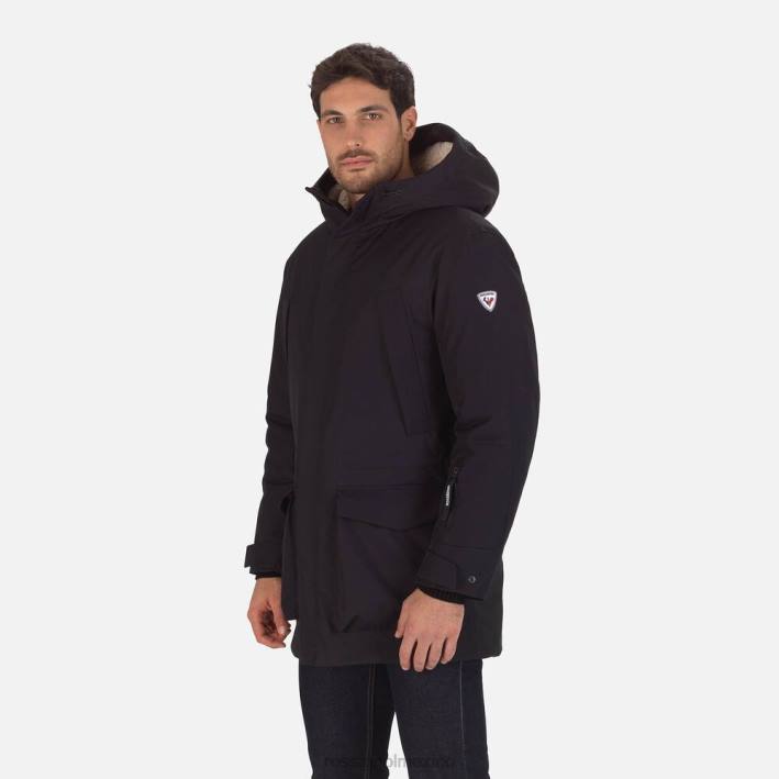 hombres Rossignol chaqueta parka HPXL289 tapas negro