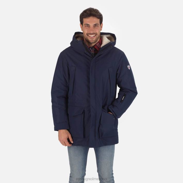 hombres Rossignol chaqueta parka HPXL524 tapas azul marino oscuro