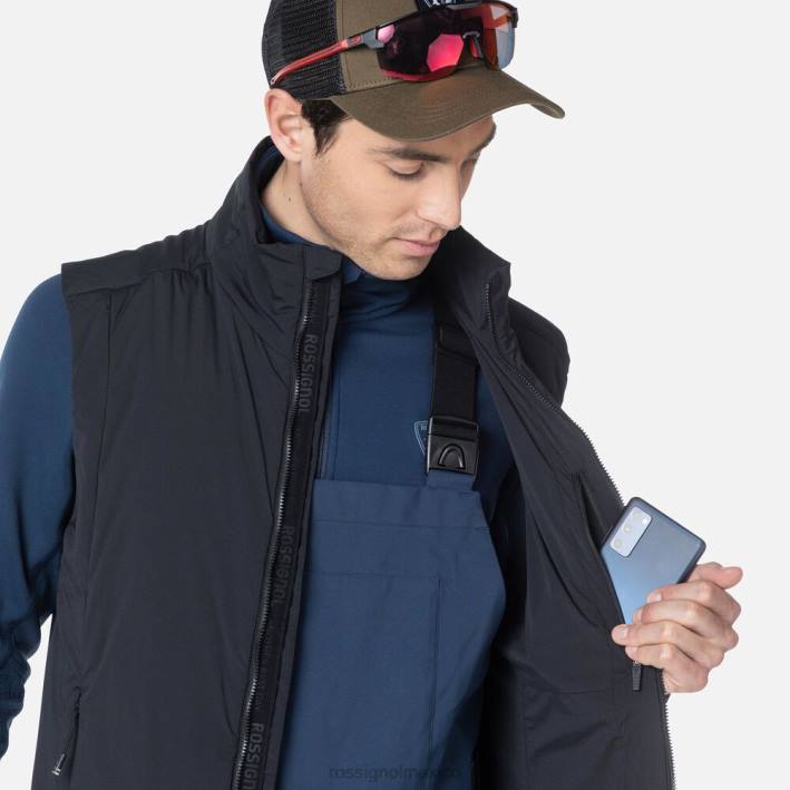 hombres Rossignol chaleco opside HPXL343 tapas negro