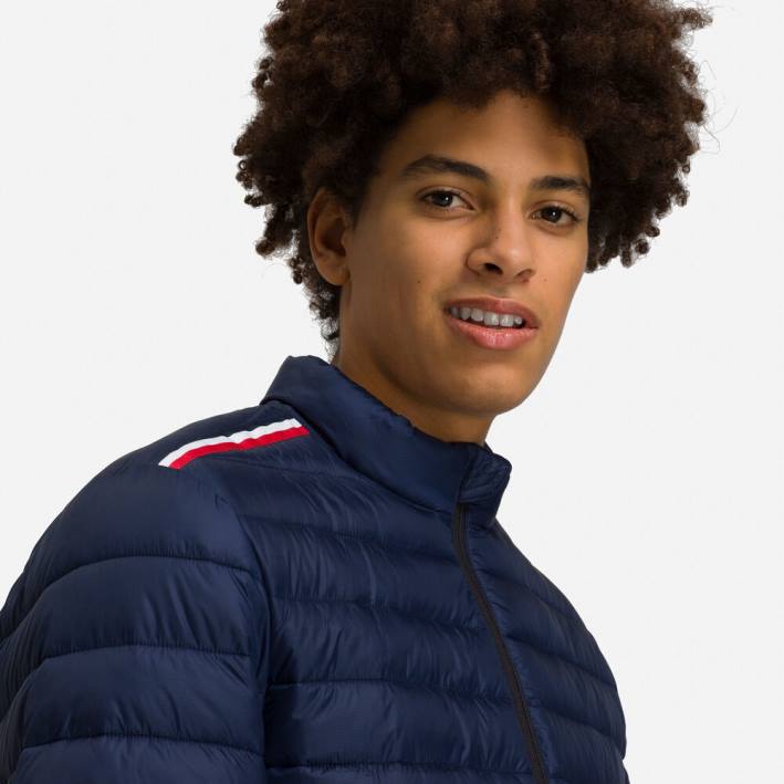 hombres Rossignol chaqueta aislante 180gr HPXL449 tapas azul marino oscuro