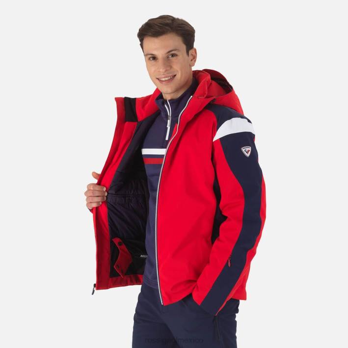hombres Rossignol chaqueta de esquí aéreo HPXL678 tapas deportivorojo
