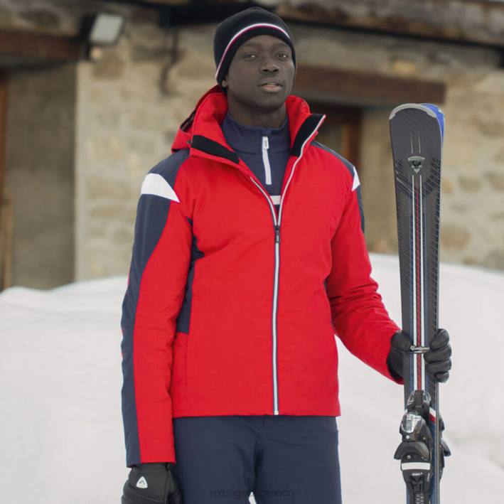 hombres Rossignol chaqueta de esquí aéreo HPXL678 tapas deportivorojo