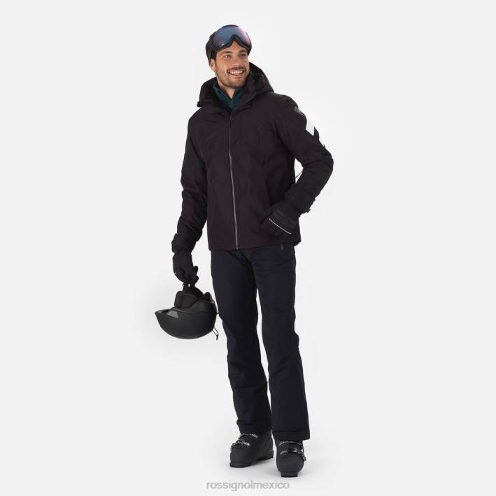 hombres Rossignol chaqueta de esquí controle HPXL588 tapas negro