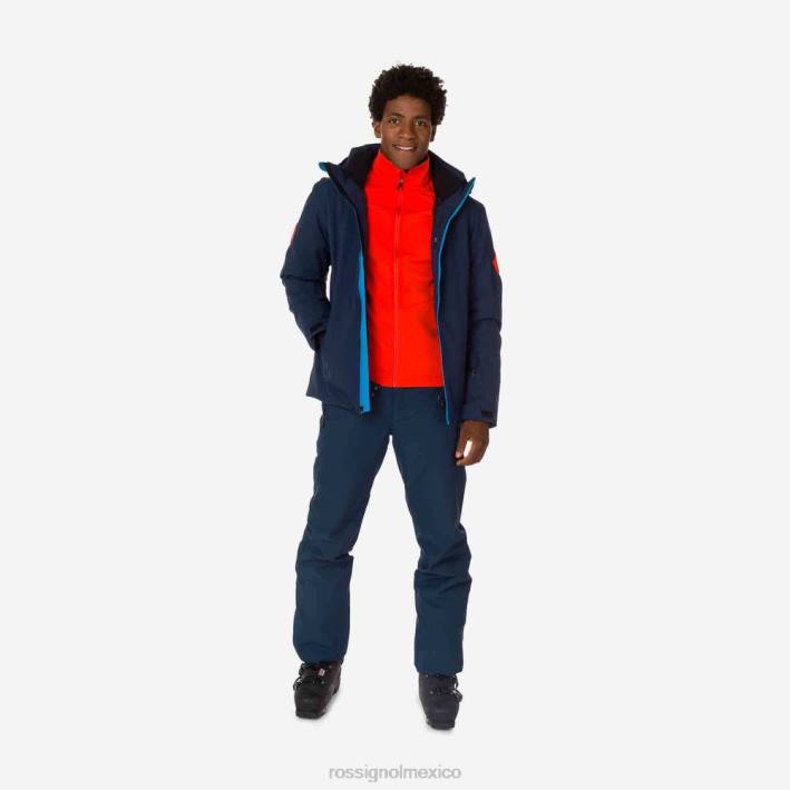 hombres Rossignol chaqueta de esquí controle HPXL632 tapas azul marino oscuro