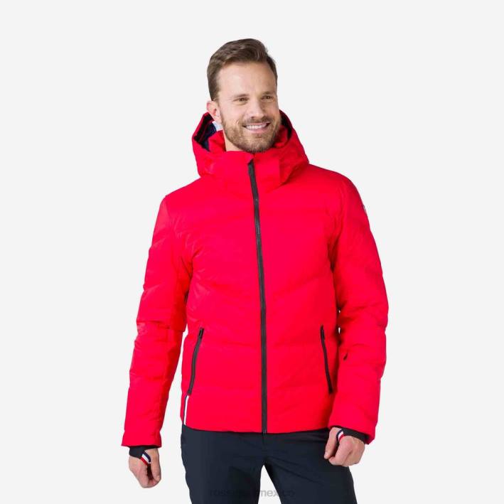 hombres Rossignol chaqueta de esquí de plumas de merino distintiva HPXL443 tapas deportivorojo