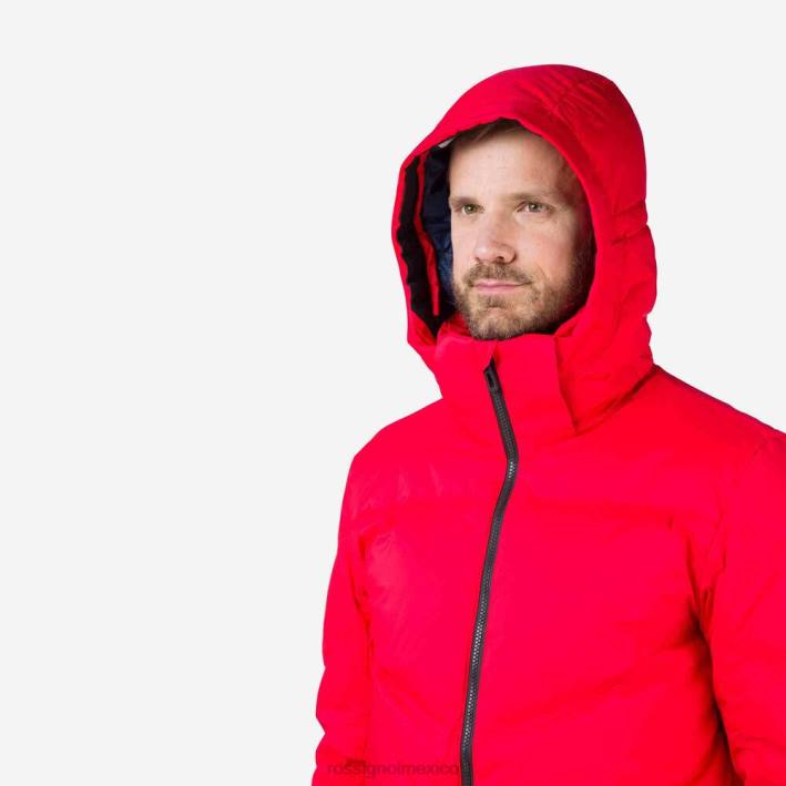hombres Rossignol chaqueta de esquí de plumas de merino distintiva HPXL443 tapas deportivorojo