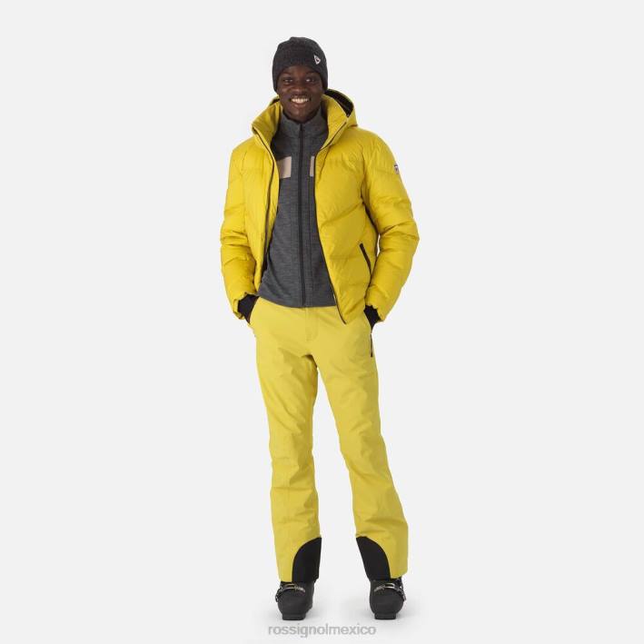 hombres Rossignol chaqueta de esquí de plumas de merino distintiva HPXL617 tapas berro