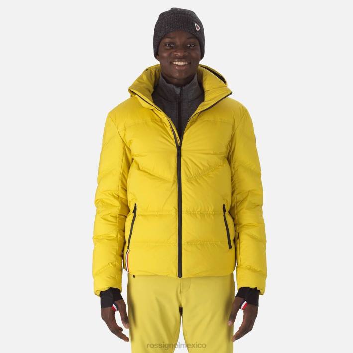 hombres Rossignol chaqueta de esquí de plumas de merino distintiva HPXL617 tapas berro