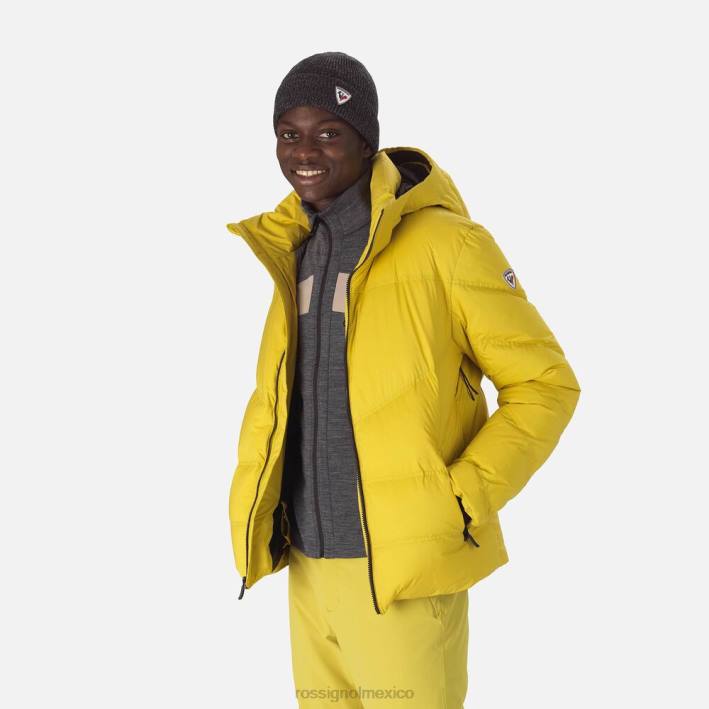 hombres Rossignol chaqueta de esquí de plumas de merino distintiva HPXL617 tapas berro