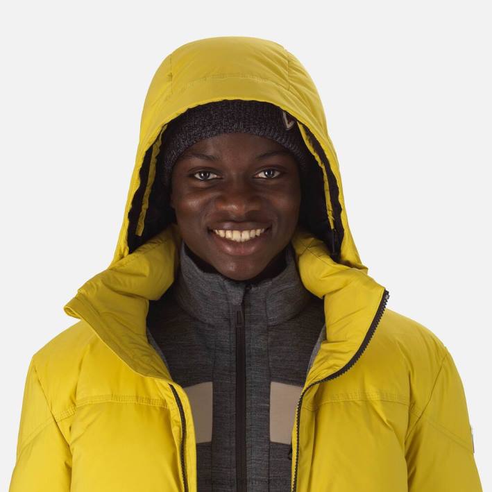 hombres Rossignol chaqueta de esquí de plumas de merino distintiva HPXL617 tapas berro