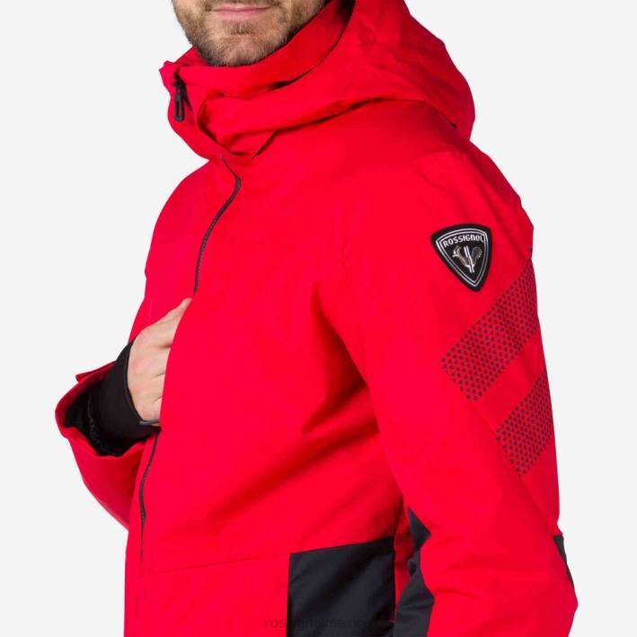 hombres Rossignol chaqueta de esquí de todas las velocidades HPXL166 tapas deportivorojo