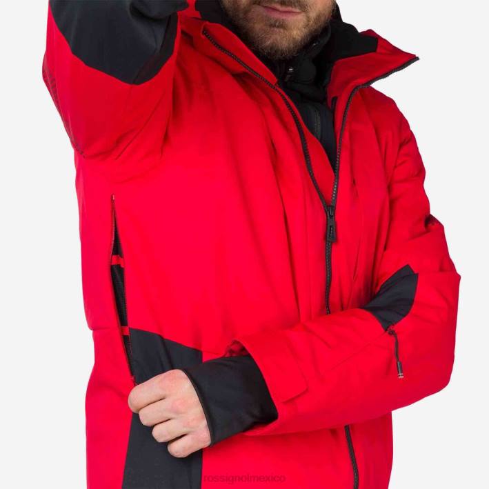 hombres Rossignol chaqueta de esquí de todas las velocidades HPXL166 tapas deportivorojo