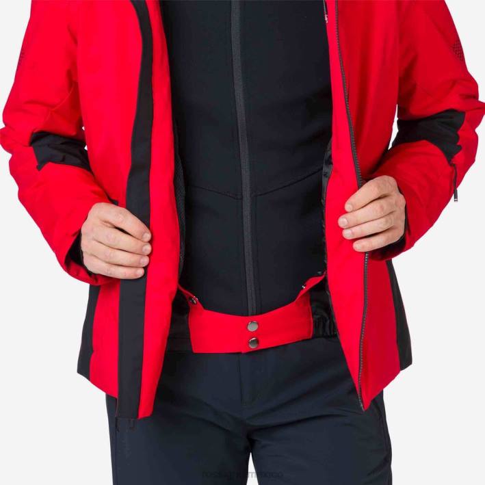 hombres Rossignol chaqueta de esquí de todas las velocidades HPXL166 tapas deportivorojo
