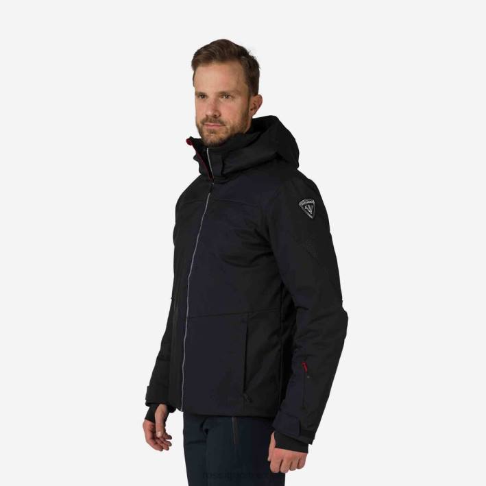 hombres Rossignol chaqueta de esquí de todas las velocidades HPXL573 tapas negro