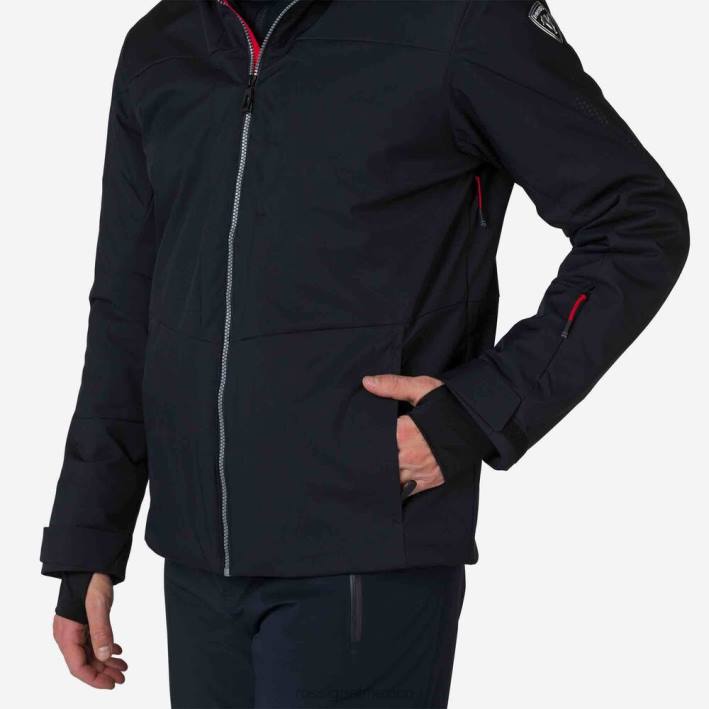 hombres Rossignol chaqueta de esquí de todas las velocidades HPXL573 tapas negro