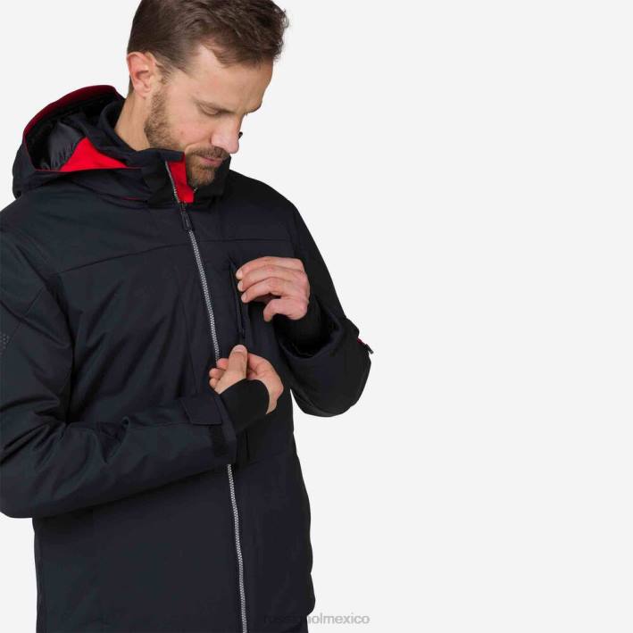 hombres Rossignol chaqueta de esquí de todas las velocidades HPXL573 tapas negro