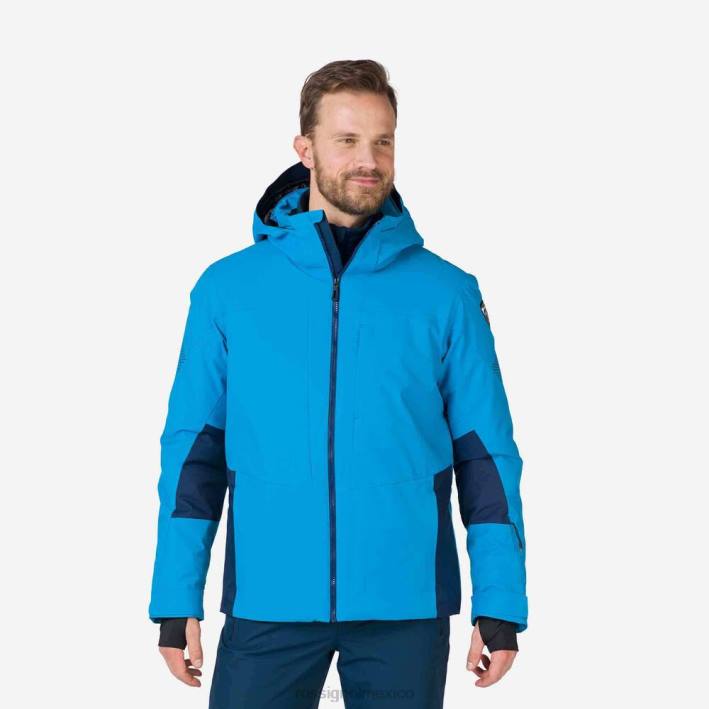 hombres Rossignol chaqueta de esquí de todas las velocidades HPXL629 tapas azul