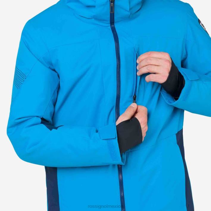 hombres Rossignol chaqueta de esquí de todas las velocidades HPXL629 tapas azul