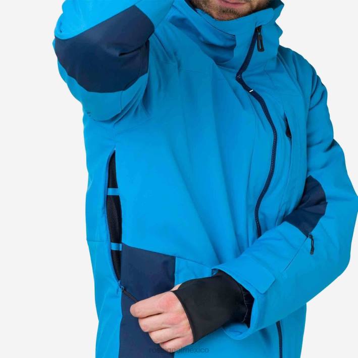 hombres Rossignol chaqueta de esquí de todas las velocidades HPXL629 tapas azul